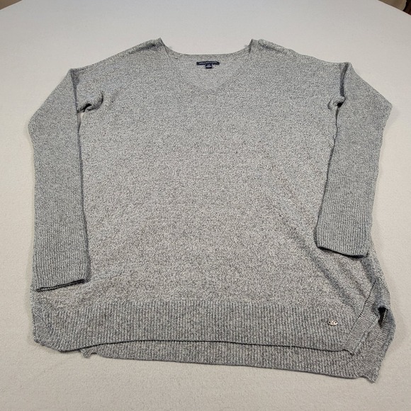 American Eagle Outfitters Sweaters - American‎ Eagle Outfitters Sweater Women's Gray V Neck Lightweight Size Small